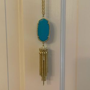 Kendra Scott turquoise pendant necklace